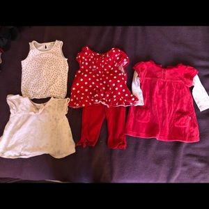 Cloth set for 9-12 months girl